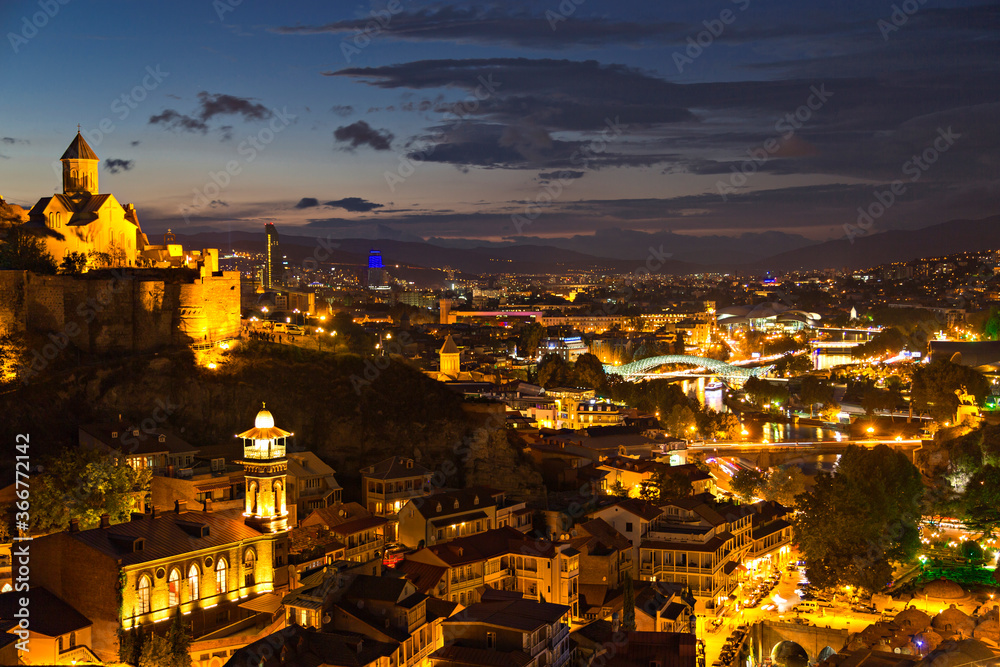 Obraz premium Tbilisi, capital of Georgia, Caucasus