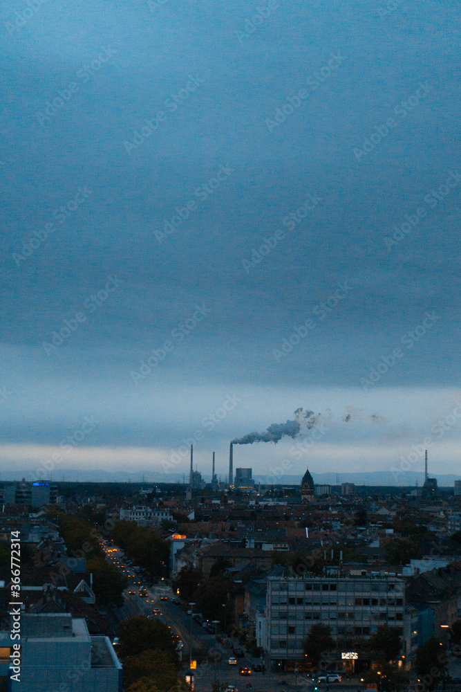 Naklejka premium Karlsruhe Panorama