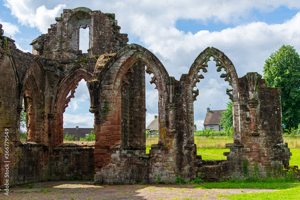 Ruins of an old church in Scotland