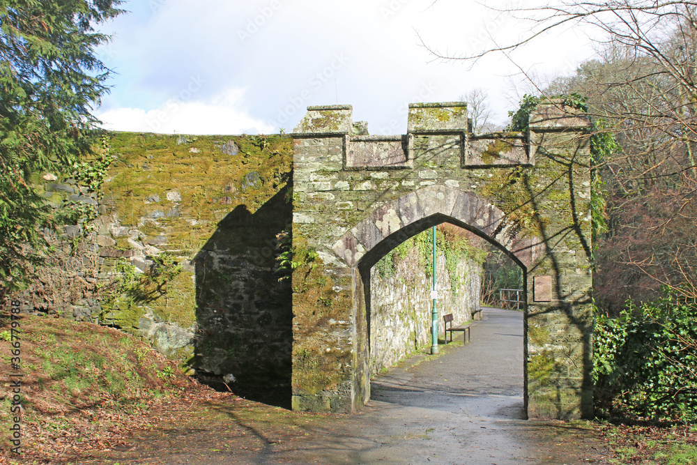 Gate in Tavistock walls, Devon