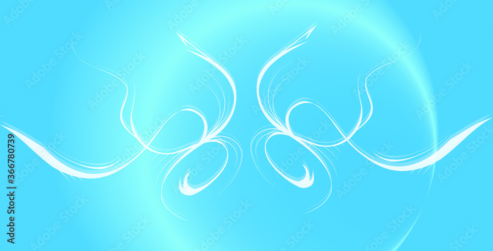 abstract blue florid background vector. abstract blue florid background vector.