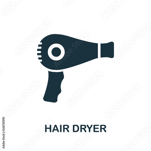 Hair Dryer icon. Simple element from beauty salon collection. Creative Hair Dryer icon for web design, templates, infographics and more