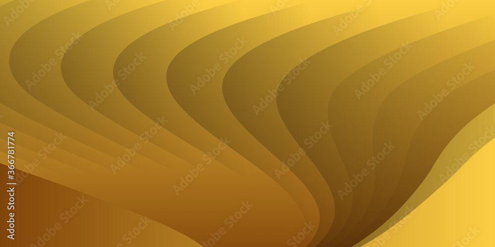 Abstract gold yellow light threads background