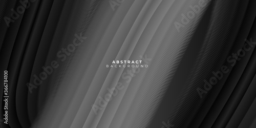 3D lines on black background for presentation design