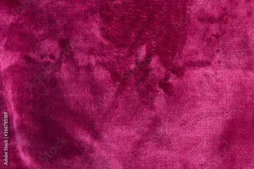 Pink velvet texture fabric background
