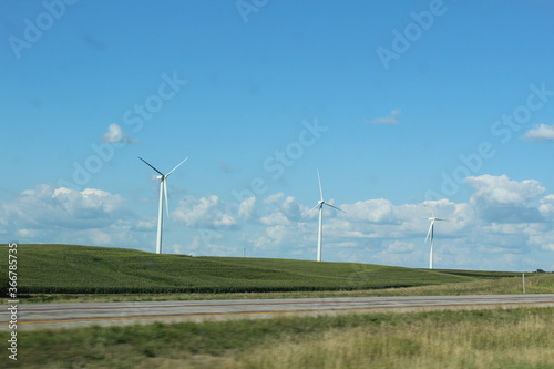 wind turbines farm © Jeffrey