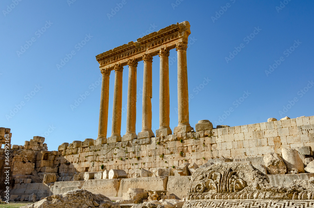 Ruins of an ancient Greek temple