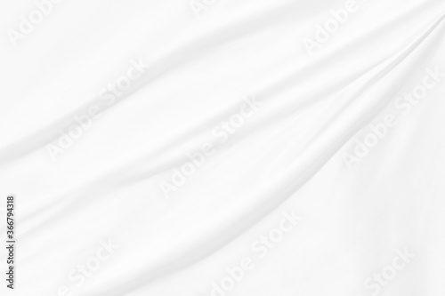 Wallpaper Mural Clean decorative fashion woven beautiful soft fabric abstract smooth curve shape textile white background Torontodigital.ca