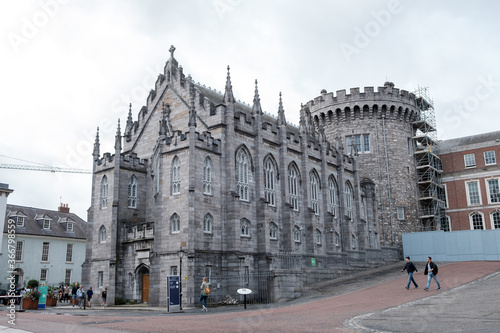 Photography Dublin - August 2019: castle of Dublin