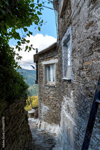 Obraz na płótnie Village Costa di Soglio - ancient residential nucleus in the Municipality of Orero - Liguria - Italy w salonie
