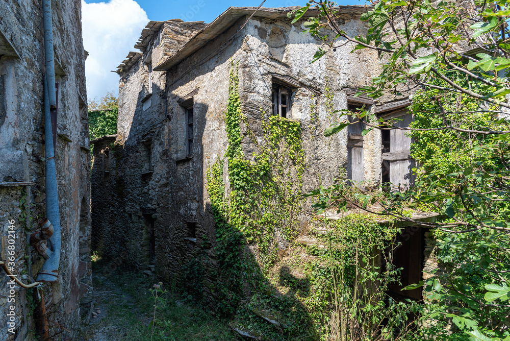 Village Costa di Soglio - ancient residential nucleus in the Municipality of Orero - Liguria - Italy
