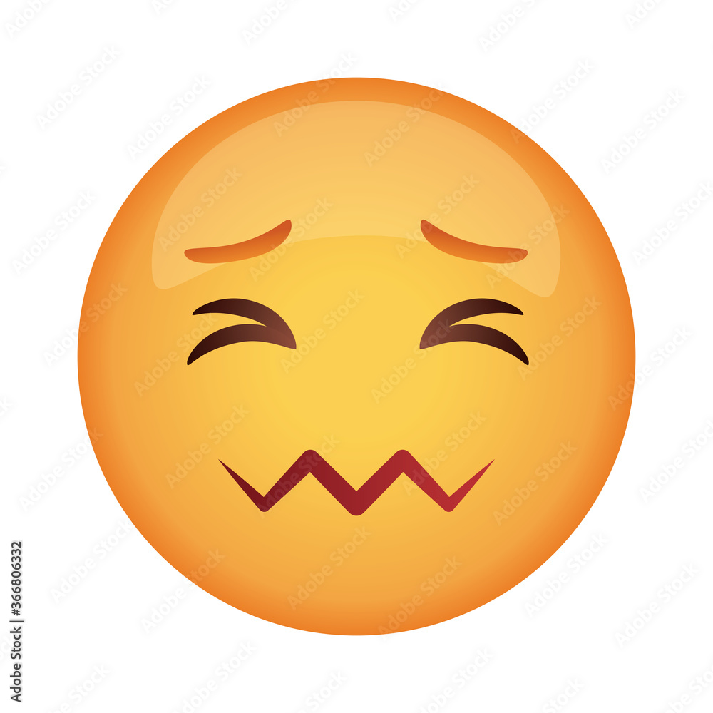 angry emoji face flat style icon angry emoji face flat style icon
