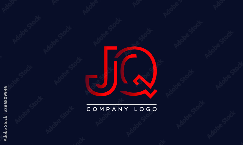 Creative Letters JQ Logo Design Vector Template. Initial Letters JQ Logo Design Creative Letters JQ Logo Design Vector Template. Initial Letters JQ Logo Design