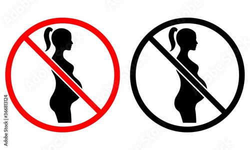 danger for pregnant women, no entry