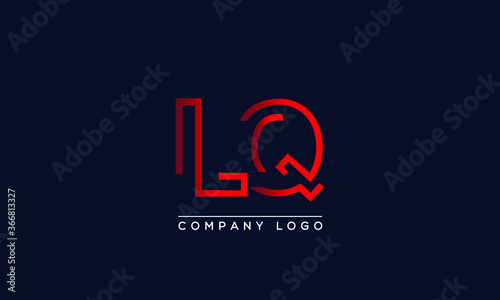 Creative Letters LQ Logo Design Vector Template. Initial Letters LQ Logo Design