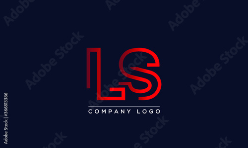 Creative letters LS Logo Design Vector Template. Initial Letters LS Logo Design