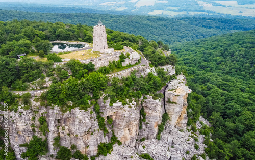 Mohonk Preserve Sky Top Tower Aerial Scenic view photo