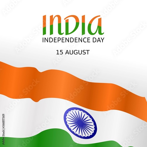 India Independence Day Vector Illustration 