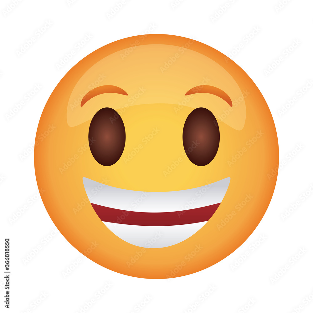 emoji face laughing classic flat style icon emoji face laughing classic flat style icon