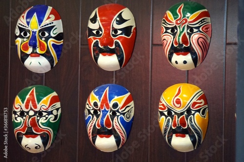 masks on the wall