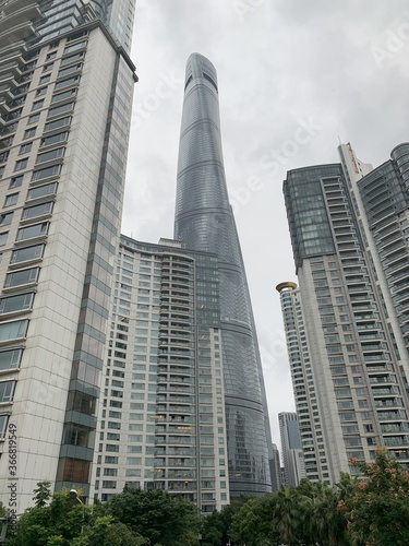 Canvas Print Tour Shanghai, quartier de Pudong à Shanghai, Chine