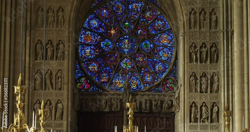 Cathedral Notre Dame of Reims, Marne department, Region Grand Est, France photo