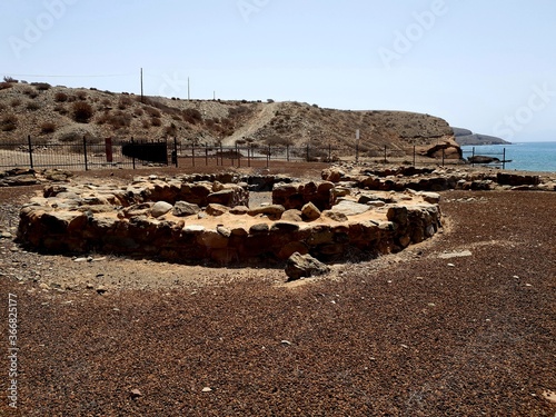 Ruins of an ancient building Gran Canaria