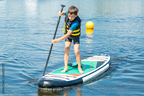 Photography A paddler-boarder