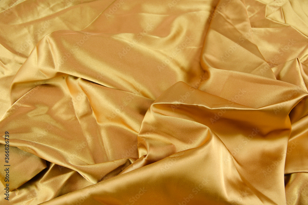 Satin fabric with gentle curves Satin fabric with gentle curves
