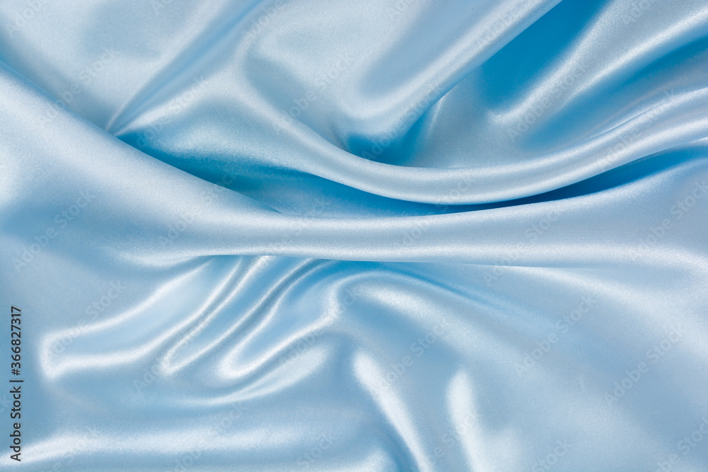 Satin fabric with gentle curves Satin fabric with gentle curves
