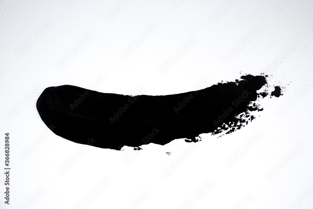 black ink strokes black ink strokes