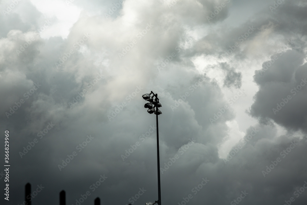 lights in the clouds during an incoming storm lights in the clouds during an incoming storm