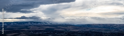 Winter Storm Clouds over Nez Perce County, ID © Hanjo Hellmann