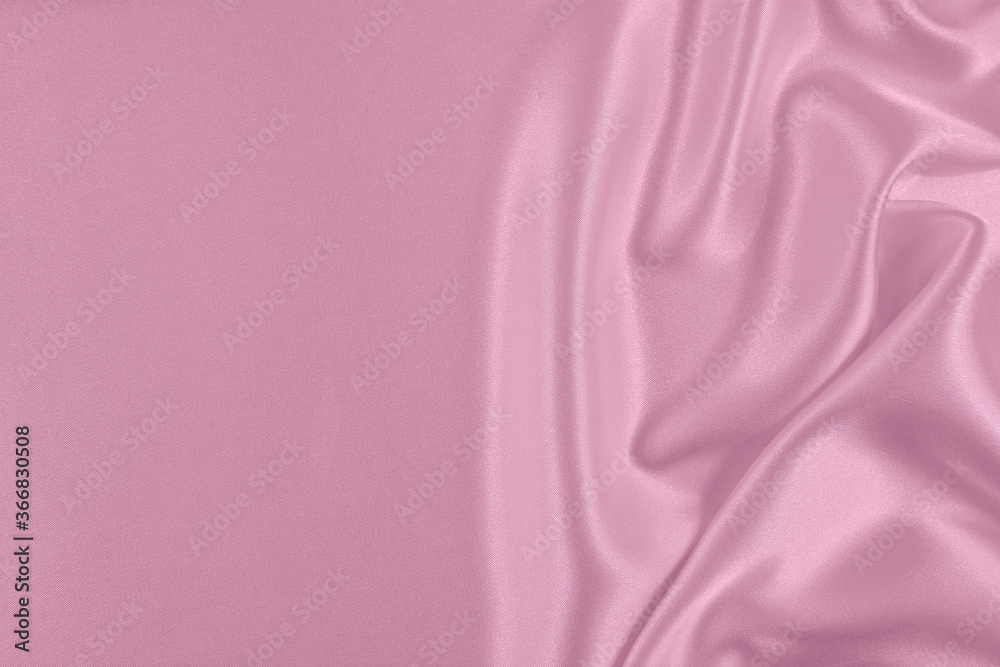 Satin fabric with gentle curves Satin fabric with gentle curves