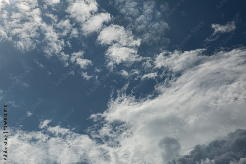 Naklejka premium blue sky with clouds