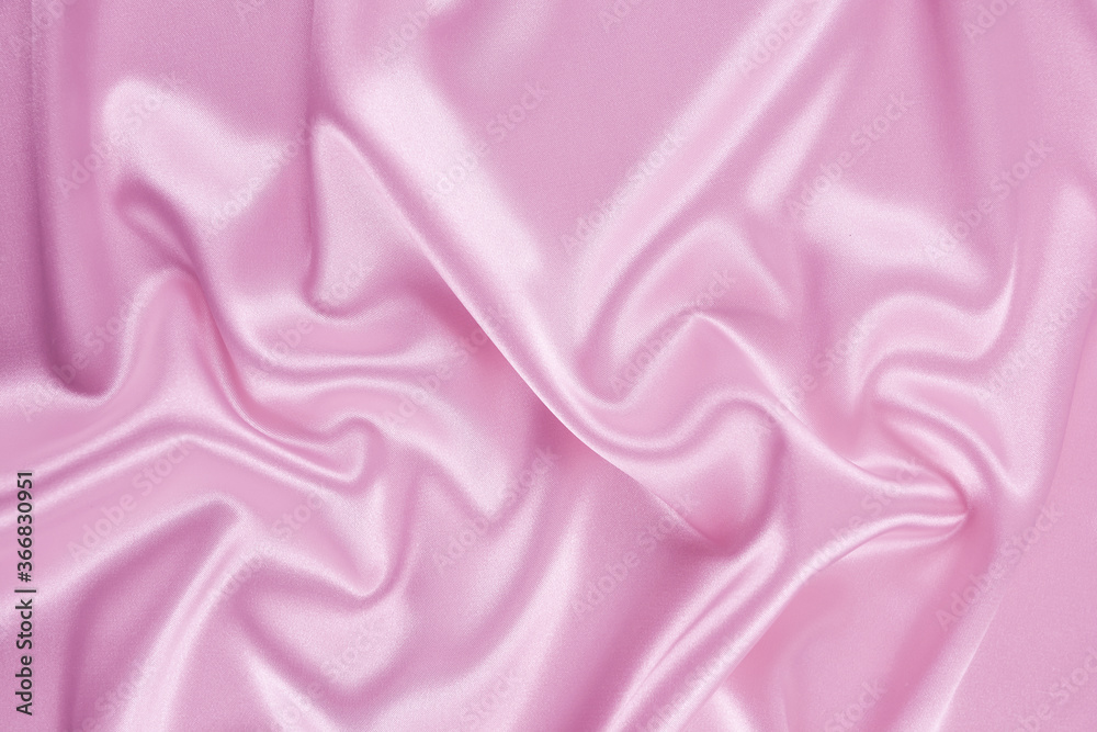 Obraz premium Satin fabric with gentle curves
