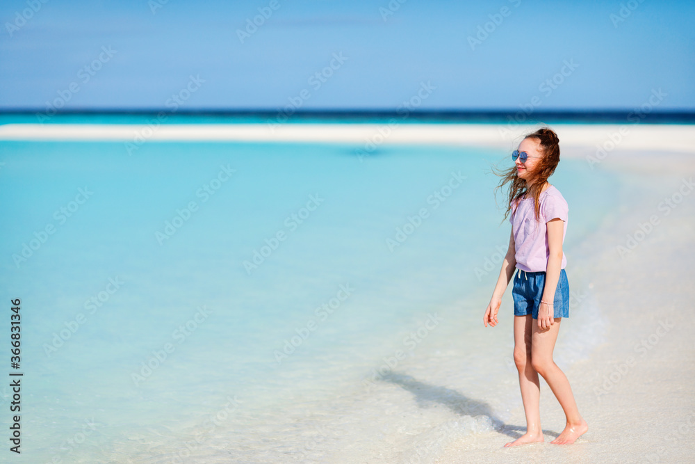 Young girl on vacation