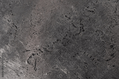 Texture of old metal, silvery close-up