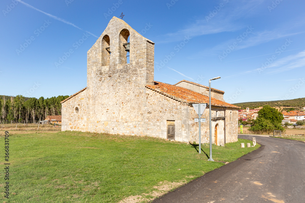 hermitage of Saint Mary in Retuerta village, province of Burgos, Castile and Leon, Spain