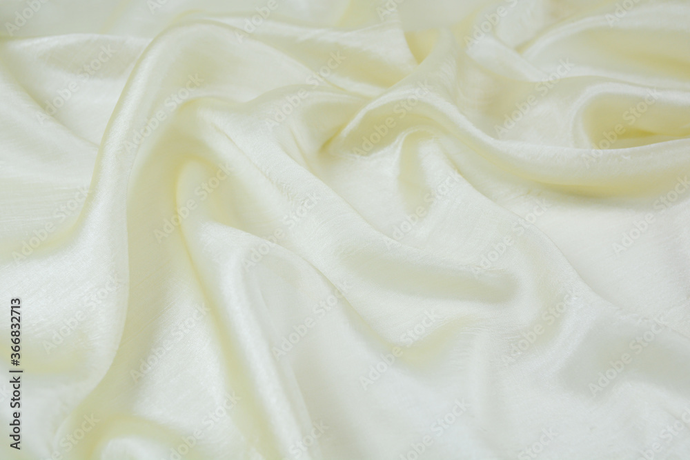 Satin fabric with gentle curves Satin fabric with gentle curves