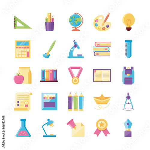 bundle of back to school supplies