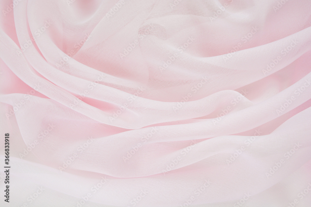 Satin fabric with gentle curves Satin fabric with gentle curves