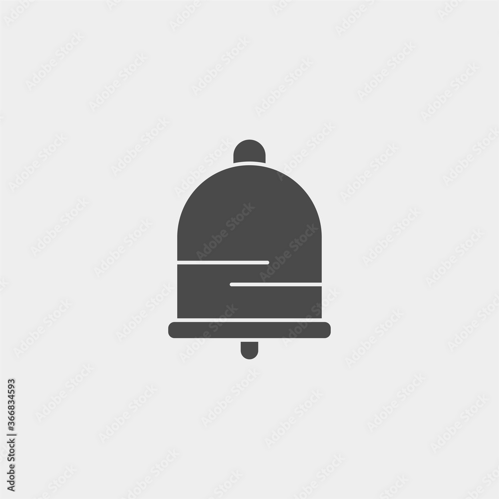 Obraz premium Bell vector icon sign symbol