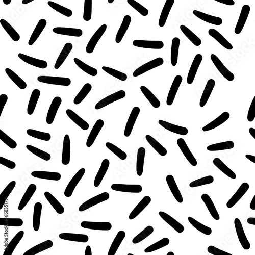 Abstract pattern. Lots of black sticks. Small black lines. © Michel F