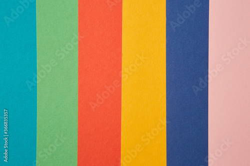 A set of colored paper in various bright colors.