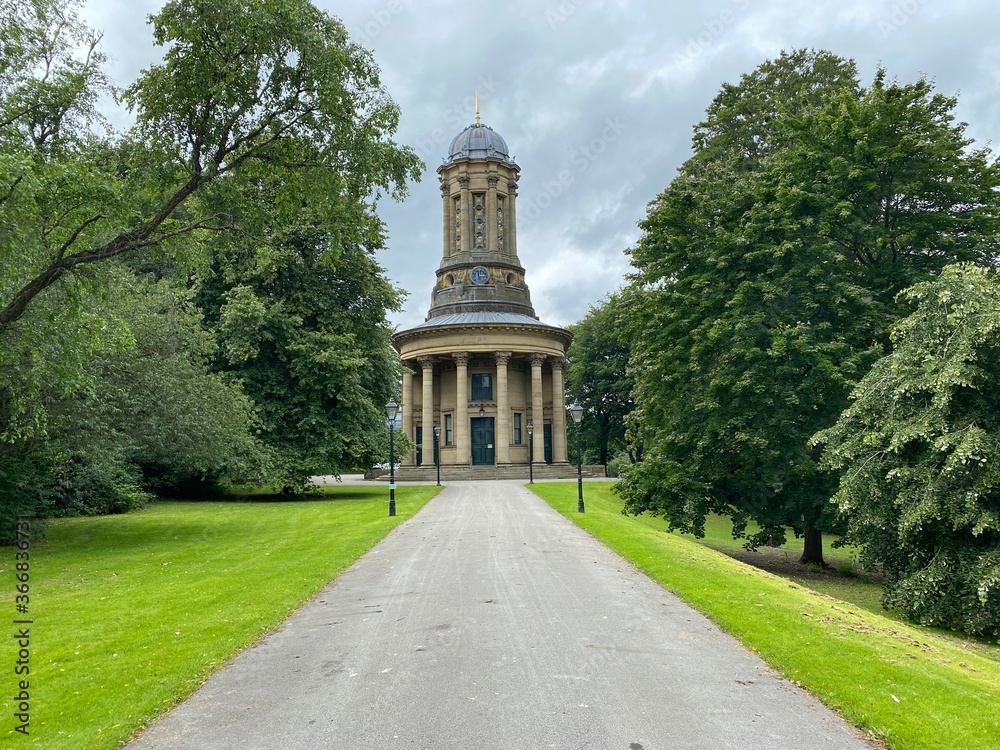The old Congregational Church, in Saltaire, Bradford, UK