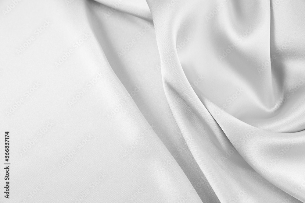Fototapeta premium Satin fabric with gentle curves