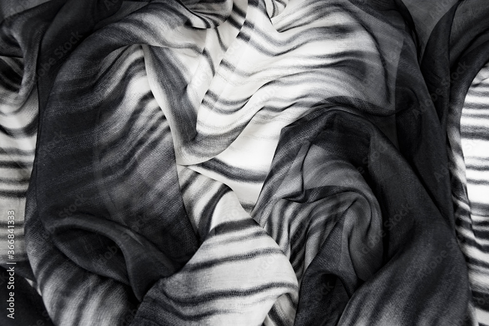 Fototapeta premium Satin fabric with gentle curves