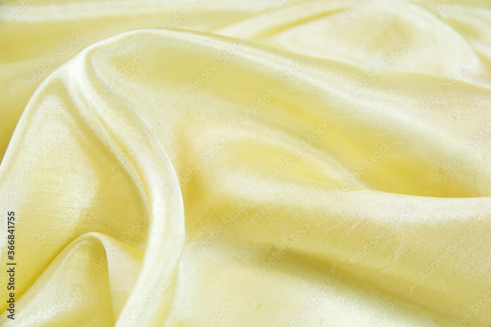 Satin fabric with gentle curves Satin fabric with gentle curves