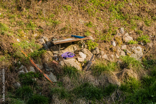 Wallpaper Mural Debris on side of hill Torontodigital.ca